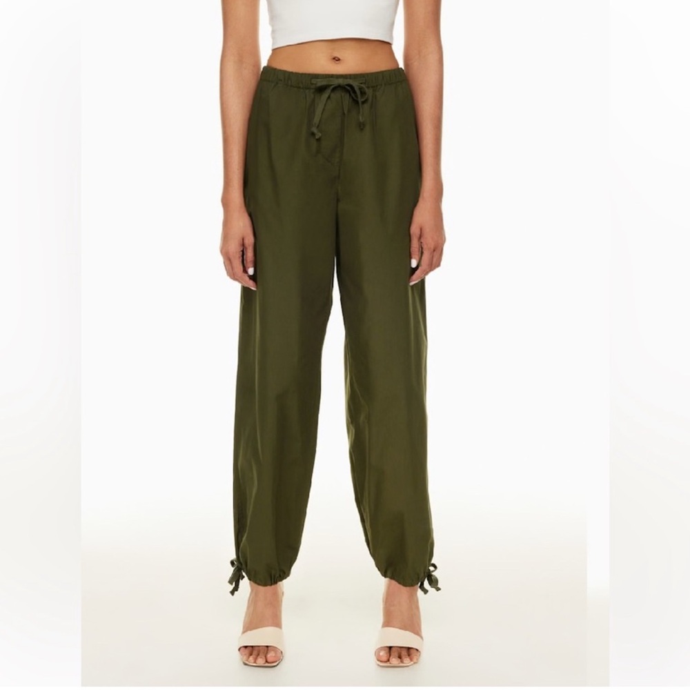 Wilfred Olive Green Drawstring Jogger Pants